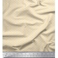 thumbnail image 1 of Soimoi Polyester Crepe Fabric Dot & Floral Small Print Fabric by The Yard 52 Inch Wide, 1 of 3