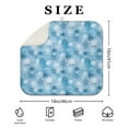 thumbnail image 4 of Light Blue Christmas Snowflake Pattern Dish Drying Mat for Kitchen 1 Pack, Ultra Absorbent Microfiber Dishes Drainer Mats,16x18in(41x46cm), 4 of 6
