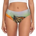 thumbnail image 1 of Fotbe A monarch butterfly Calzones Estampados para Mujer – Ropa Interior de Algodón, Cómoda, Suave y Elástica-X-Small, 1 of 6