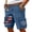 Dark Blue-190427BB, variant on Hearthz Men Cargo Shorts 4th of July Quick Dry Waterproof Men's Hiking Shorts Stretch Golf Fishing Mens Cargo Short Light Gray XXXL