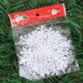 thumbnail image 3 of 30 piezas de adornos grandes de copos de nieve navideños para colgar en el árbol de Navidad, decoración de copos de nieve con purpurina, guirnaldas de Año Nuevo para bricolaje, decoración del hogar, 3 of 5