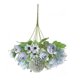 thumbnail image 2 of Billuyoard 2020 nueva de flores de Rosa artificiales escritorio ramo de rosas decorativo fiesta de boda Flores artificiales lago azul PC 1, 2 of 6