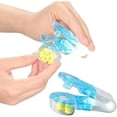 thumbnail image 3 of 2Pcs Blue Portable Pill Taker Remover, Blister Pack Opener Popper Assistance No Contact Easy to Take Out Portable Travel Tablet Dispenser Pills Extractor Tool for Elderly, Disabled,Medication Aids, 3 of 5