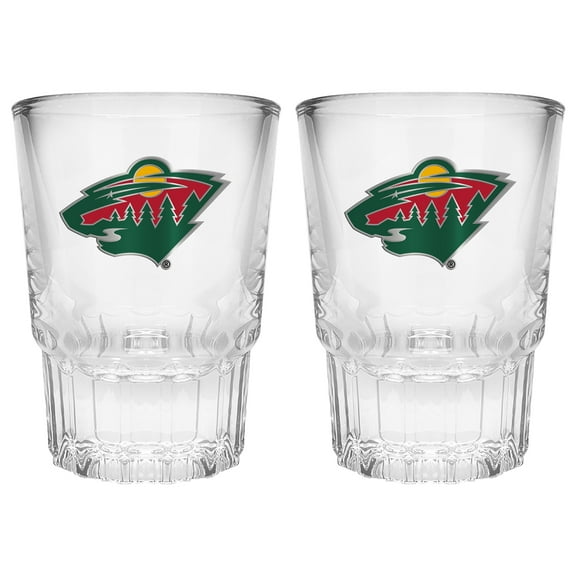 Minnesota Wild 2-Piece Prism Shot Glass Set