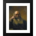 thumbnail image 2 of Grigory Grigorievich Myasoedov 19x24 Black Modern Framed Museum Art Print Titled - Portrait of a Man, 2 of 5