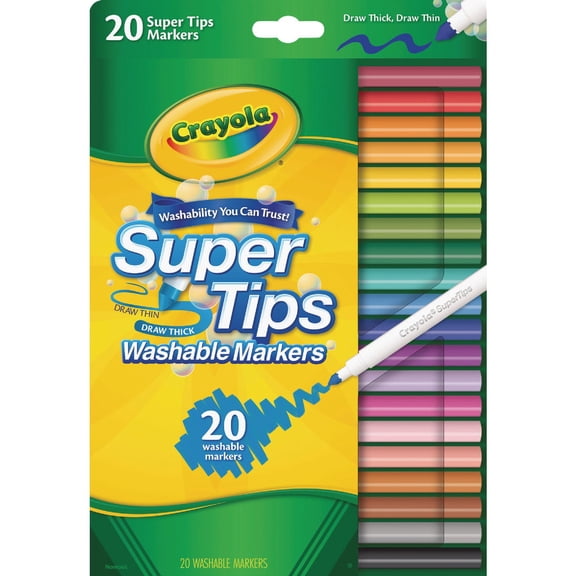 Super Tips 20-Count Fine Line Marker