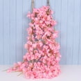 thumbnail image 7 of Flowers for Decoration Artificial Cherry Garland Decoration: 180Cm Hanging Flowers String Wisteria Vines for Outdoor Indoor Wedding, Wall, Bedroom, Garden Decor Fake Outdoor Plants Harlik, 7 of 7
