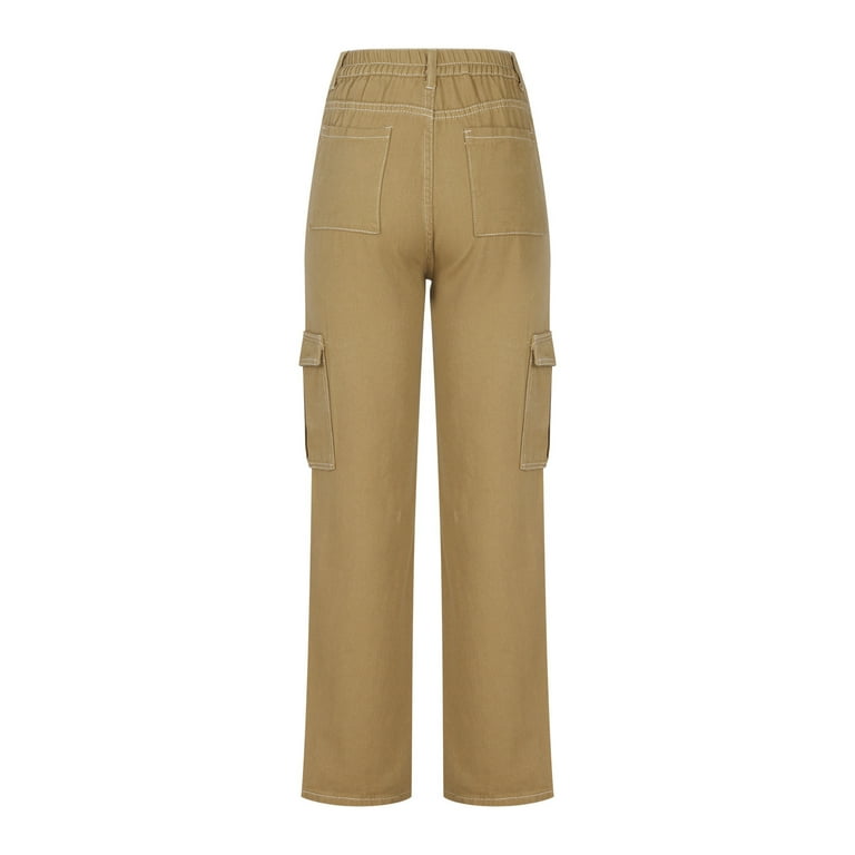 パンツ 00s gap buggy cargo pants y2k teck brown Vintage Gap Brown Trousers Pants Size 32 Gap Zipper Fly Gap