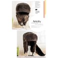 thumbnail image 3 of Lainin Winter Outdoor Trapper Hat, Russian Ushanka Trooper Aviator Ski Hat Earflap with Mask for Men & Women, 3 of 11
