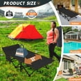 thumbnail image 4 of Slsy Oversized XXL Folding Camping Cot with 2-Sided Mattress, 32'' Wide Portable Cot, Supports 900 lbs, 4 of 13