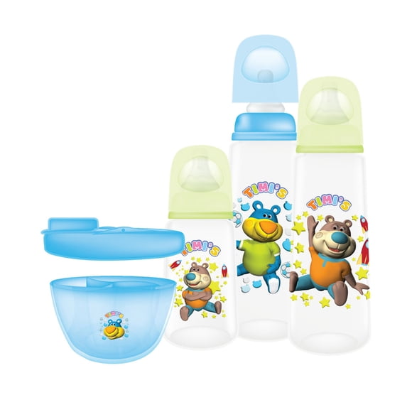 Kit Bebé 3 Biberones Variflo Chupón Dispensador Bpa Free