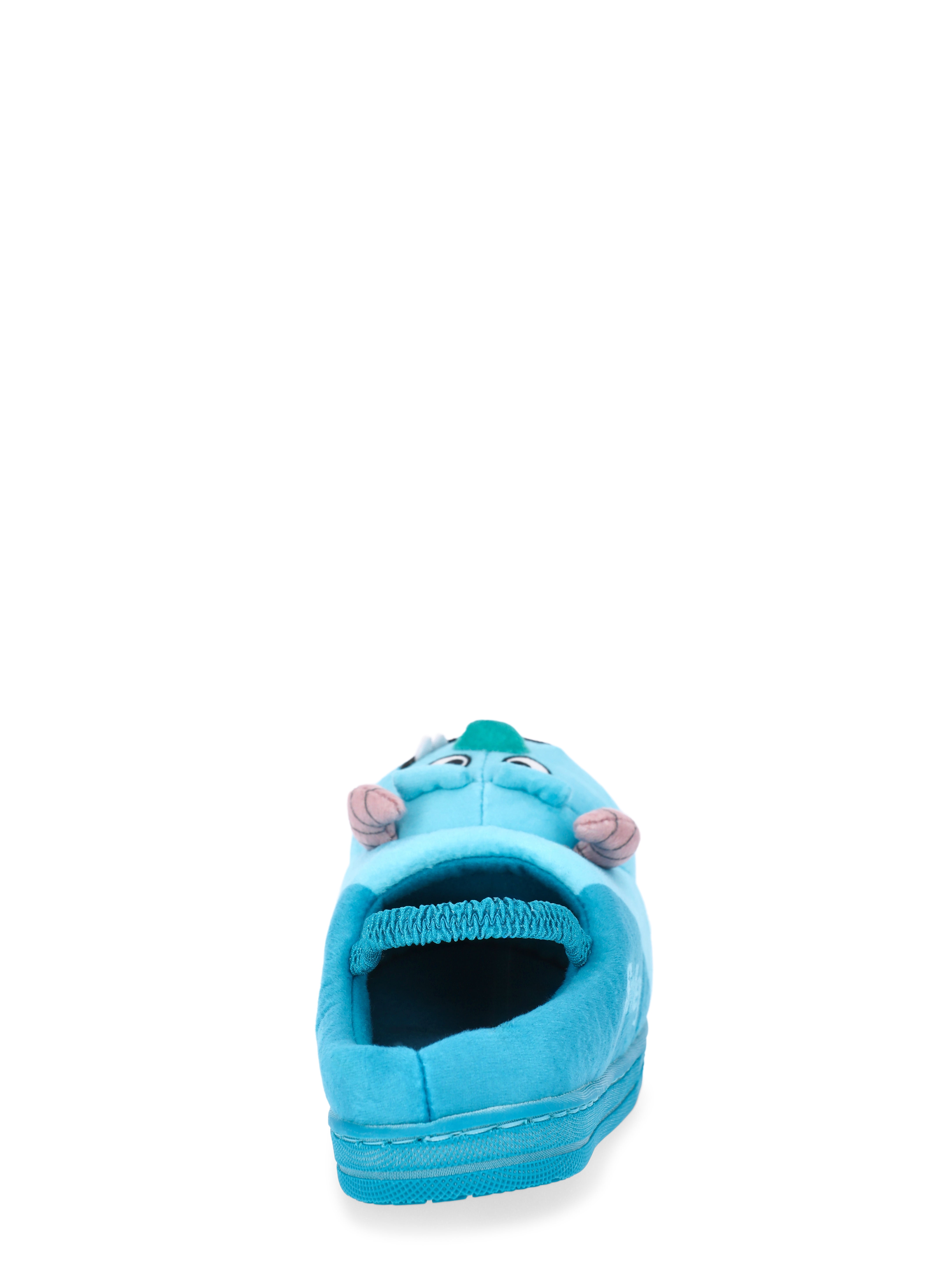 Disney Monsters Inc. Toddler Boys' 3D Character Slippers with Back Strap