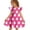 #A02-Hot Pink, variant on Abcomgle Little Girls Halloween Dresses Funny Boo Ghost Graphic Midi Dress for Girls Cute A-Line Flutter Sleeve Dresses for Girls Crewneck Fall Swing Dresses