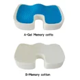 thumbnail image 5 of Gel Memory Foam U-shaped Seat Cushion Massage Car Office Chair for Long Sitting Coccyx Back Tailbone Pain Relief Gel Cushion Pad, 5 of 8