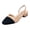 Beige, variant on Women's Mules Sandals Pointed Closed Toe Chunky Heel Slip on Fashion Casual Office Dress Slingback Shoes