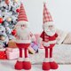 thumbnail image 1 of Ganfancp Christmas Red Santa Claus Doll Standing Doll Holiday Decorations Christmas Decoration Ornaments Rebajas Flash Deals 1* Adorno de Muñeco de Papá Noel, 1 of 6