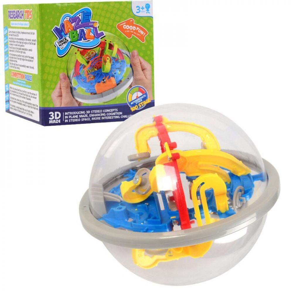 Intellect Bead Maze Ball Toy 3D Prospecting Balancing Workout Recreation Device 