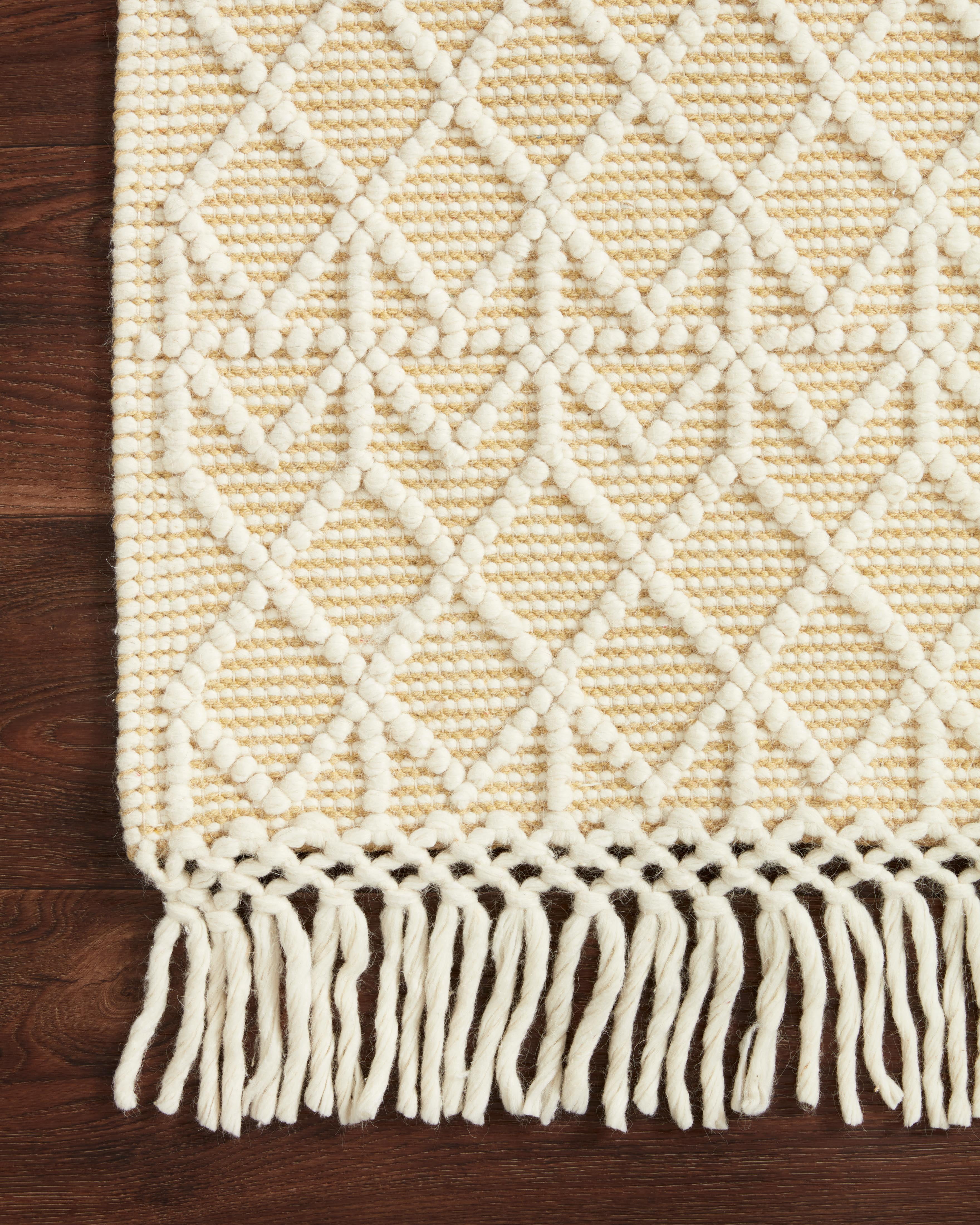 Loloi Noelle Ivory / Gold Geometric Area Rug 9'-0" x 12'-0"