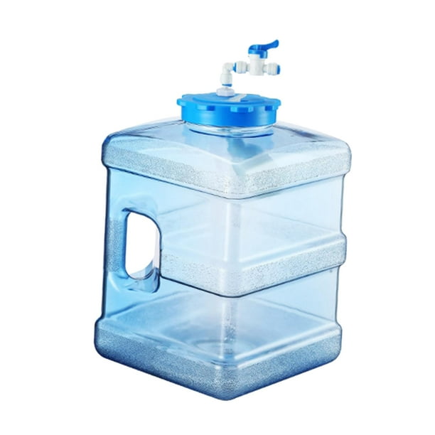 Réservoir Eau Camping 10L – PC Alimentaire, Robinet, Tuyau 1,5m, Brosse Nettoyage, Ouverture Large 9,5cm, Pour Voyage Barbecue