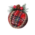 thumbnail image 2 of Matsuzay 3 piezas árbol de Navidad bolas colgantes de punto hecho a mano árboles de Navidad bolas de hilo adornos colgantes suministros Kits de decoración para fiestas No.02 Matsuzay HA007790-02B, 2 of 6