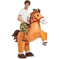 thumbnail image 4 of Disfraz inflable de caballo KOOY Ride On Cowboy para adulto, 4 of 6