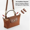 thumbnail image 3 of Leather Shoulder Strap Set - Bag & Purse Straps Replacement (Gray), 3 of 6