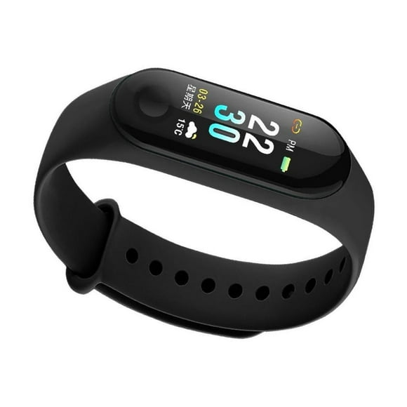 relayinert Smart Watch Heart Rate Monitor Sleep Monitor Pedometer Smartwatch Black
