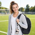 thumbnail image 5 of Plush Dog Keychain with Soccer Ball Cartoon Figure Soft Toy for Backpack Purse Decoration Gift, 5 of 5