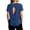 Dark Blue, variant on Open Back Workout Tops for Women 2026 Summer Short Sleeve Crewneck Athletic Gym Shirts Yoga Pilates Outfits
