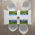 thumbnail image 3 of Ambesonne Mountain Place Mats Set of 4, Alps in the Spring, Standard Size, Green Blue, 3 of 4
