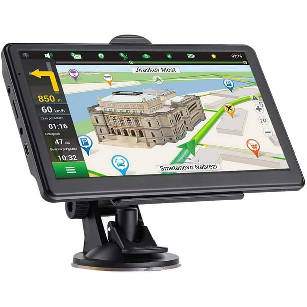 Raphary GPS Navigation for Car,7 Inch Touch Screen Car Navigation System, 8G 256M Voice Broadcast Navigation System,Support and Light Warning - Walmart.com