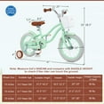 thumbnail image 2 of YYAo Baby Balance Bike, Toddler Balance Bike, Toddler First Bike, 14 Inch Kids Bike with Adjustable Seat and Bell for Kids 3-8 Years Olds-14 inches, 2 of 5