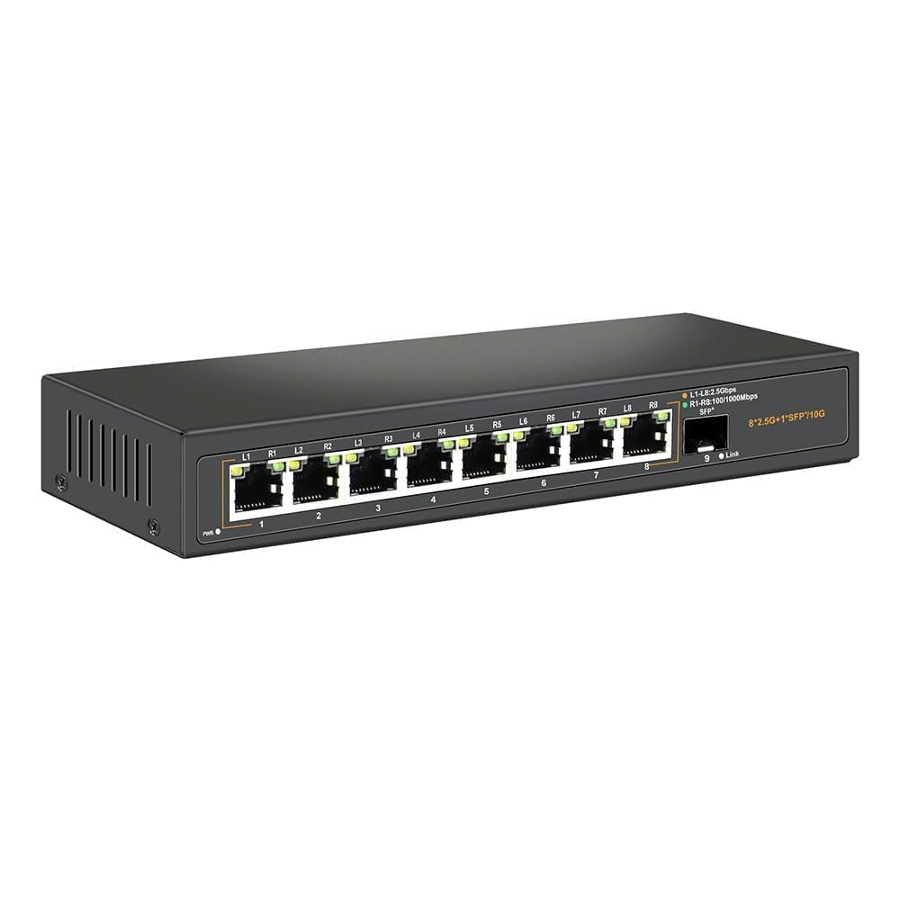 TP-Link JetStream 8-Port Gigabit Smart PoE+ Switch w/ 2 SFP