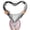 Silver, variant on YOSUOPOC 32 Inch Heart Foil Balloons, 5 Pack Large Valentine's Day Decorations
