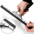 thumbnail image 3 of Raspador de ventanas profesional de acero inoxidable con hoja de 25 cm para cocina, ventana, baño y coche., 3 of 5