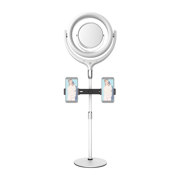Juego de luces LED de anillo de relleno de escritorio de 12 pulgadas 3300K-6000K Brillo ajustable Po Abanopi Anillo de luz