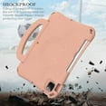 thumbnail image 4 of EVA Kids Case for iPad Pro 11 2022/2021/2020/2018/Air 4/Air 5, Lightweight Convertible Handle Stand Child-Proof Shockproof Protective Rugged Case Cover, Pink, 4 of 6