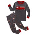 thumbnail image 2 of CPNG Girls Sleepwear Set Crewneck Long Sleeve Top and Matching Pants Cartoon Patterns Soft Breathable Loungewear 2 Piece Set, 2 of 7