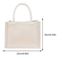 thumbnail image 2 of Bolsos de ultramarinos de la bolsa de asas de la lona de DIY con la manija resistente para los regalos de cumpleaños de la boda, 2 of 5