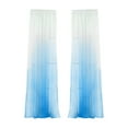 thumbnail image 2 of 1*Curtain Door Scarf Gradient Color Tulle Window Curtain Panel Transparent Home Textiles, 2 of 3