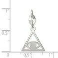 thumbnail image 4 of FB Jewels Sterling Silver Polished Evil Eye Charm, 4 of 4