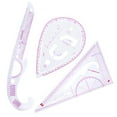 thumbnail image 4 of tegongse Multifunctional Patchwork Ruler French Curved Ruler Clear Scale Dressmaking Drawing Template Tool for Beginner Designers, 4 of 19