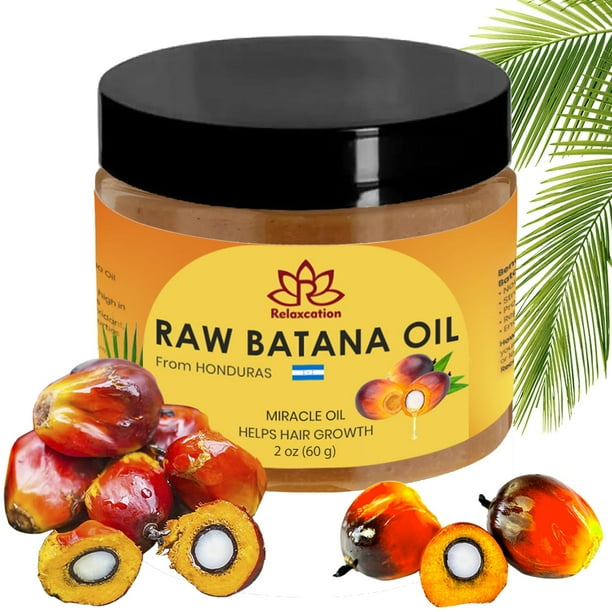 Aceite relajante de batana, 60 ml, 100% puro y crudo, previene la caída del cabello