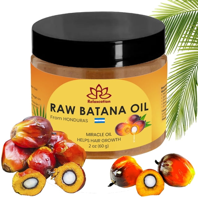 Aceite relajante de batana, 60 ml, 100% puro y crudo, previene la caída del cabello