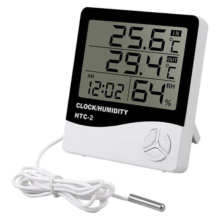 Reptile Thermometer Hygrometer with Alarm Function Aquarium