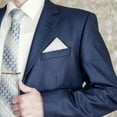 thumbnail image 4 of Elegant Cotton Pocket Square for Men Suit Accessories with Assorted Colors and Fashionable Design 2 Pieces, 4 of 8