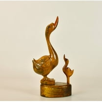 Sowpeace Wooden Duck Set: Artisan Home Decor Accent