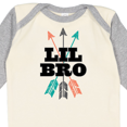thumbnail image 4 of Inktastic Lil Bro Boys Native Arrow Brother Boys Long Sleeve Baby Bodysuit, 4 of 5