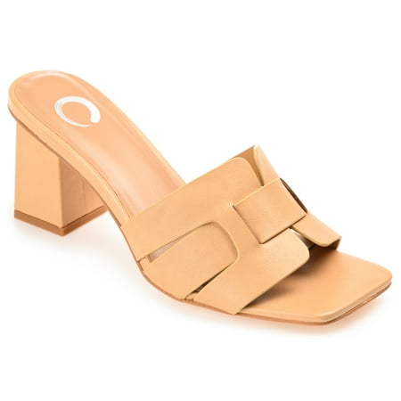 

Journee Collection Womens Renatta Tru Comfort Foam Open Square Toe Block Heel Sandals