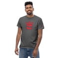 thumbnail image 6 of CROWN DOUBLE RED Men's classic tee (Dark Heather, L), 6 of 6